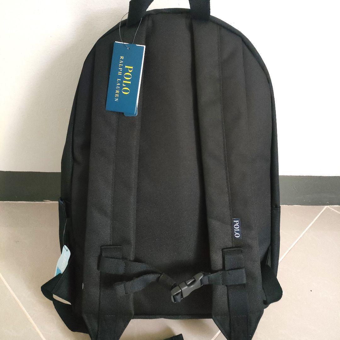 【新品】ポロラルフローレン バックパック リュックサック 黒　ユニセックス