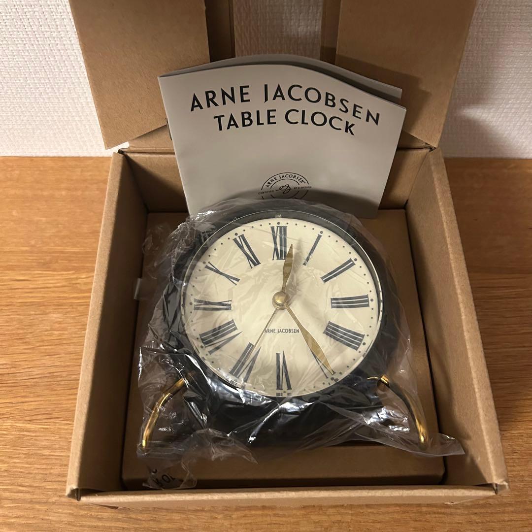 【限定】 ARNE JACOBSENテーブルクロック ROMAN CLASSIC
