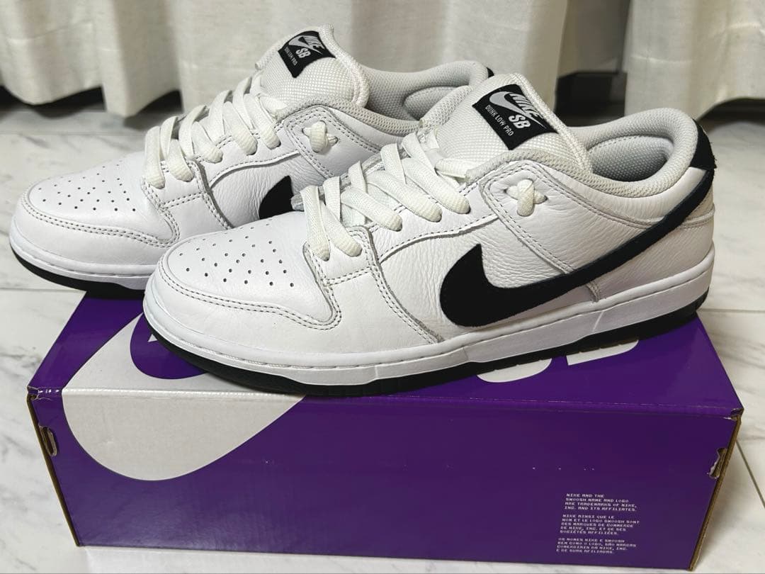NIKE SB DUNK LOW PRO WHITE／BLACK