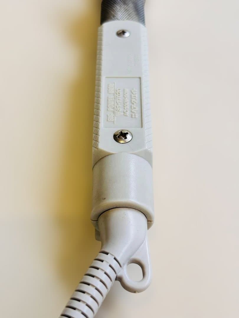 美品TKセラミックアイロン　元巻き8㎜丸アイロン/レンツアイロン/理容アイロン