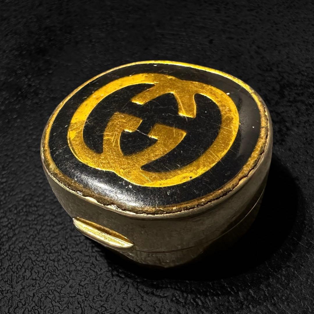 GUCCI ピルケース ヴィンテージ　オールドグッチ インターロッキング