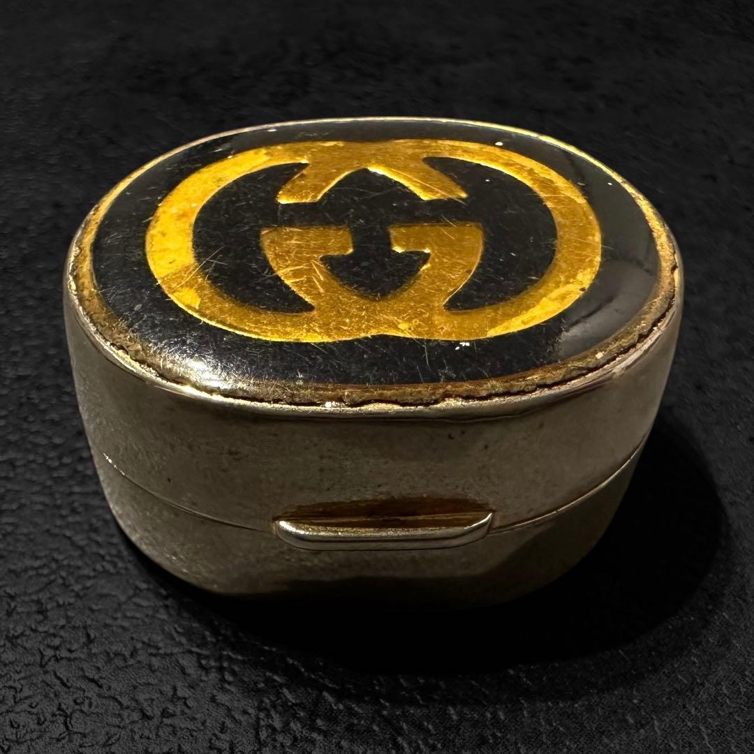 GUCCI ピルケース ヴィンテージ　オールドグッチ インターロッキング