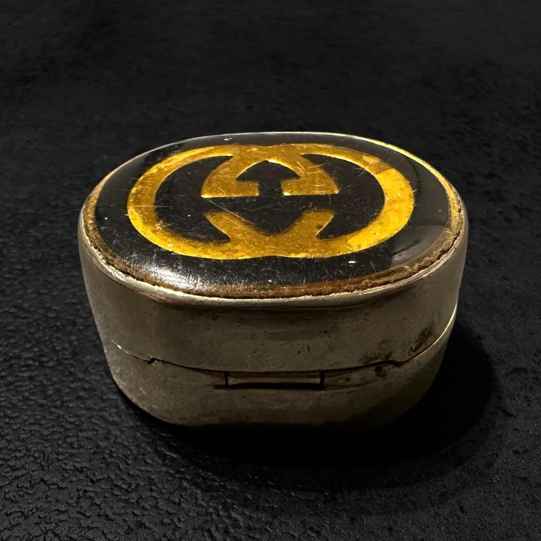 GUCCI ピルケース ヴィンテージ　オールドグッチ インターロッキング