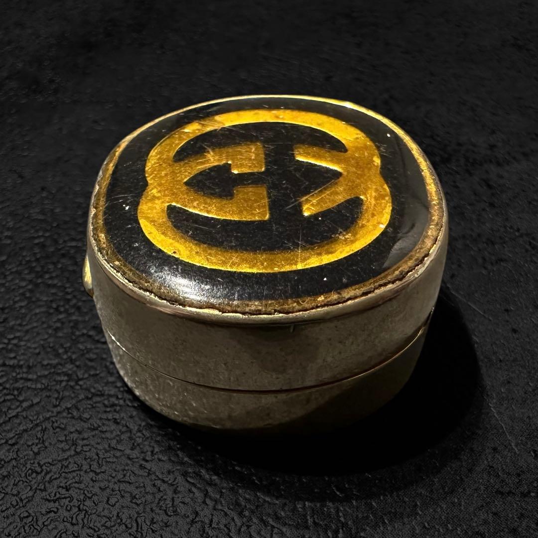 GUCCI ピルケース ヴィンテージ　オールドグッチ インターロッキング