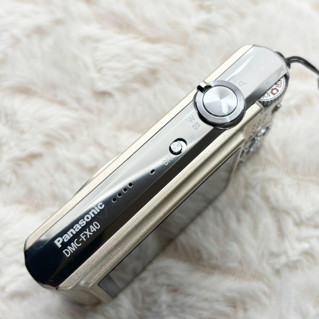 動作良好 Panasonic LUMIX DMC-FX40 ゴールド