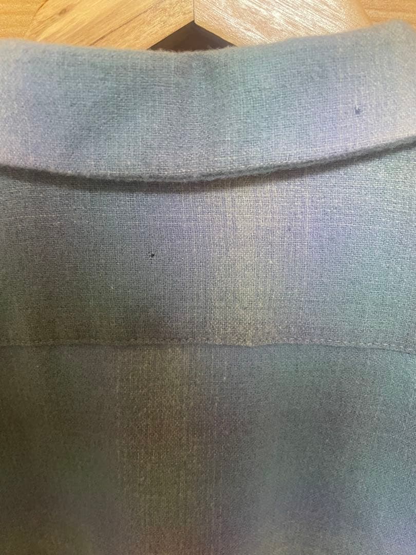 トップス 70S PENDLETON OMBRE CHECK WOOL SHIRT