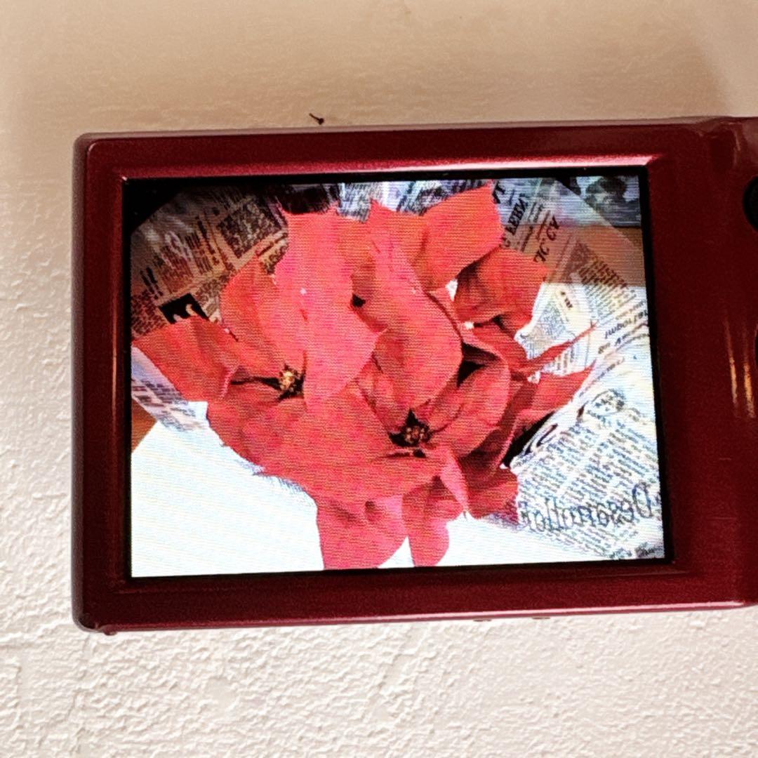 中古品　Canon キャノンIXY 130 コンパクトデジタルカメラ　レッド