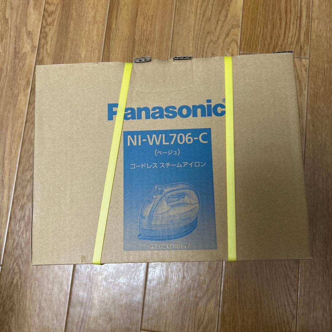 パナソニック コードレススチームアイロン NI-WL706-C