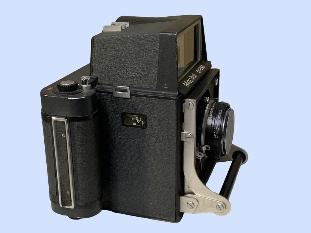 フィルムカメラ M9778 MARSHAL PRESS NIKKOR-Q 105mm F3.5
