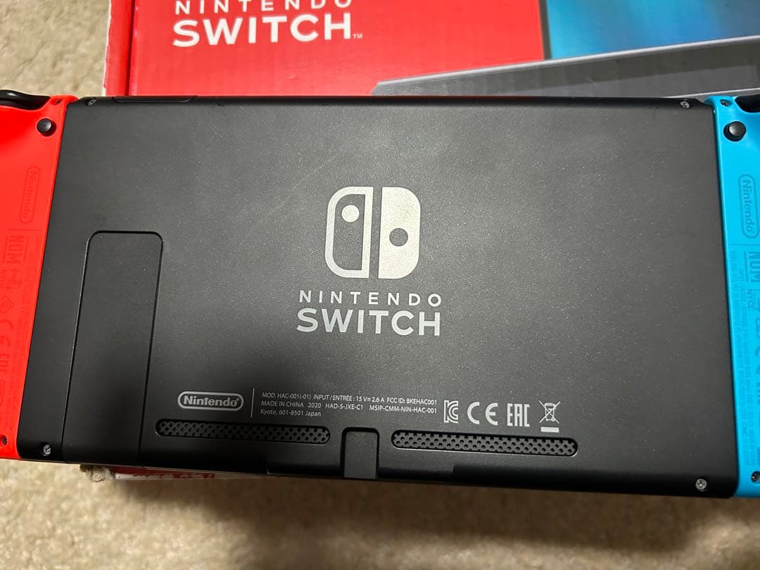Switch フルセット（バッテリー強化版）＋ 128GB SD＋ 純正ケース付