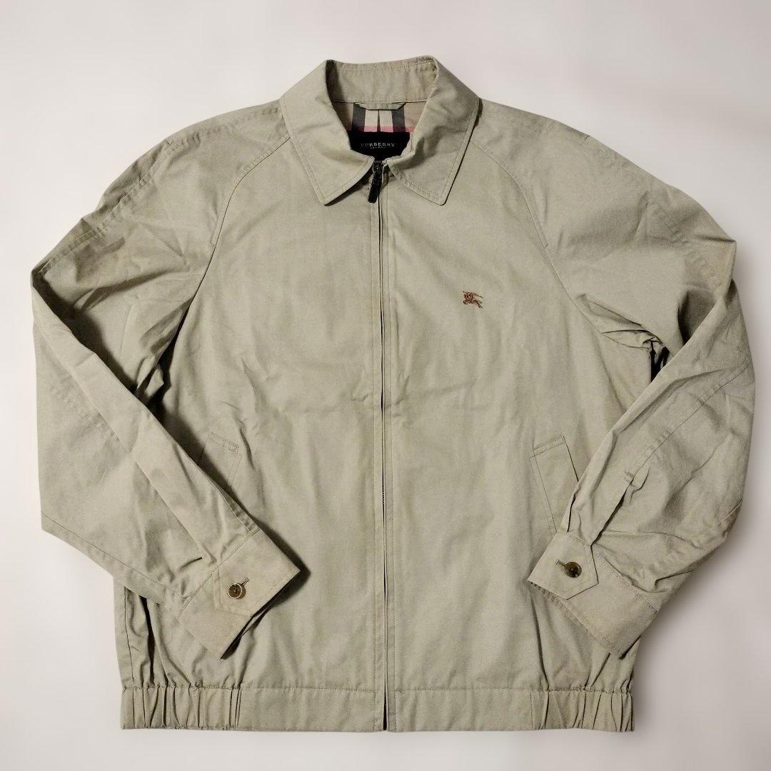 未使用級✨️バーバリーロンドン　スイングトップ　LL　ノバチェック　ベージュ