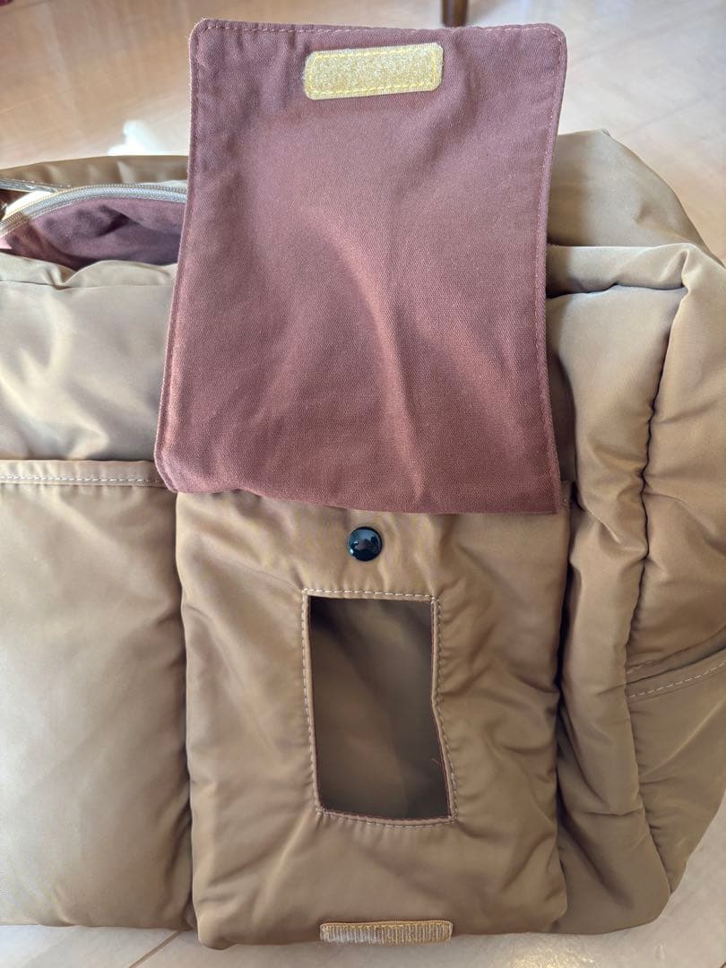 mamita Mother's Bag キャラメル&チョコレート　マザーズバッグ