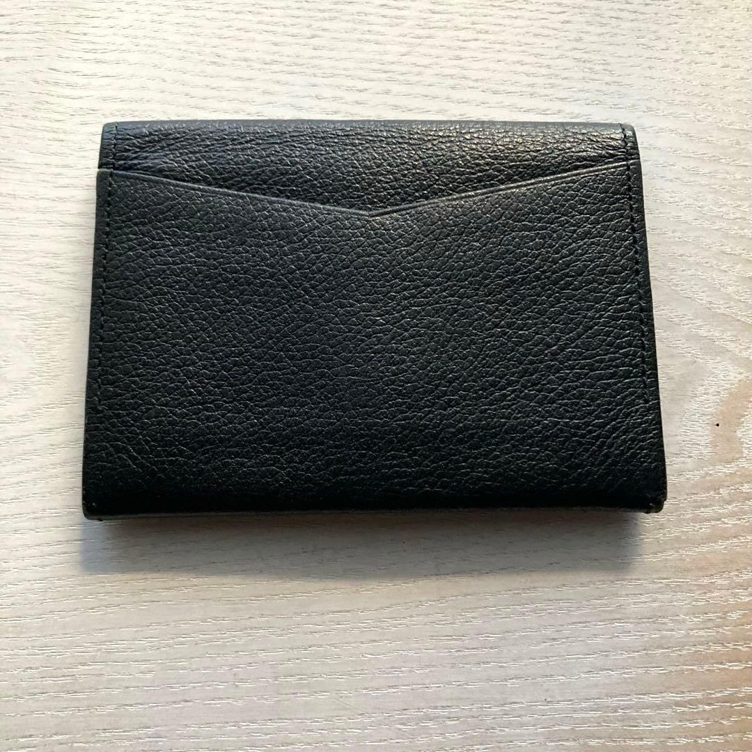 YVES SAINT LAURENT イブサンローラン　カードケース　黒レザー