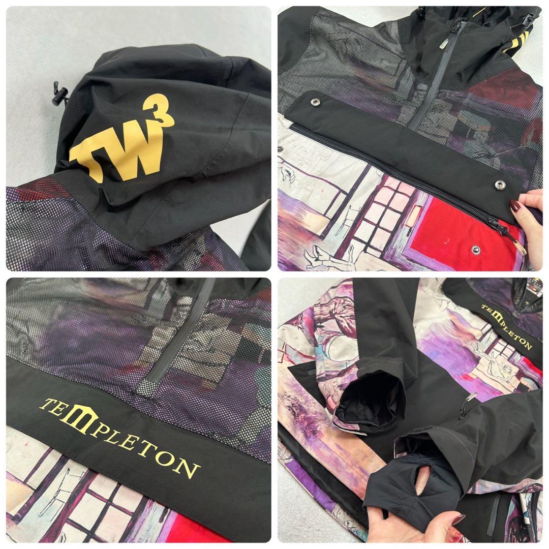 K762 新品未使用 L テンプレトン アートプリント スノボウェア メンズ