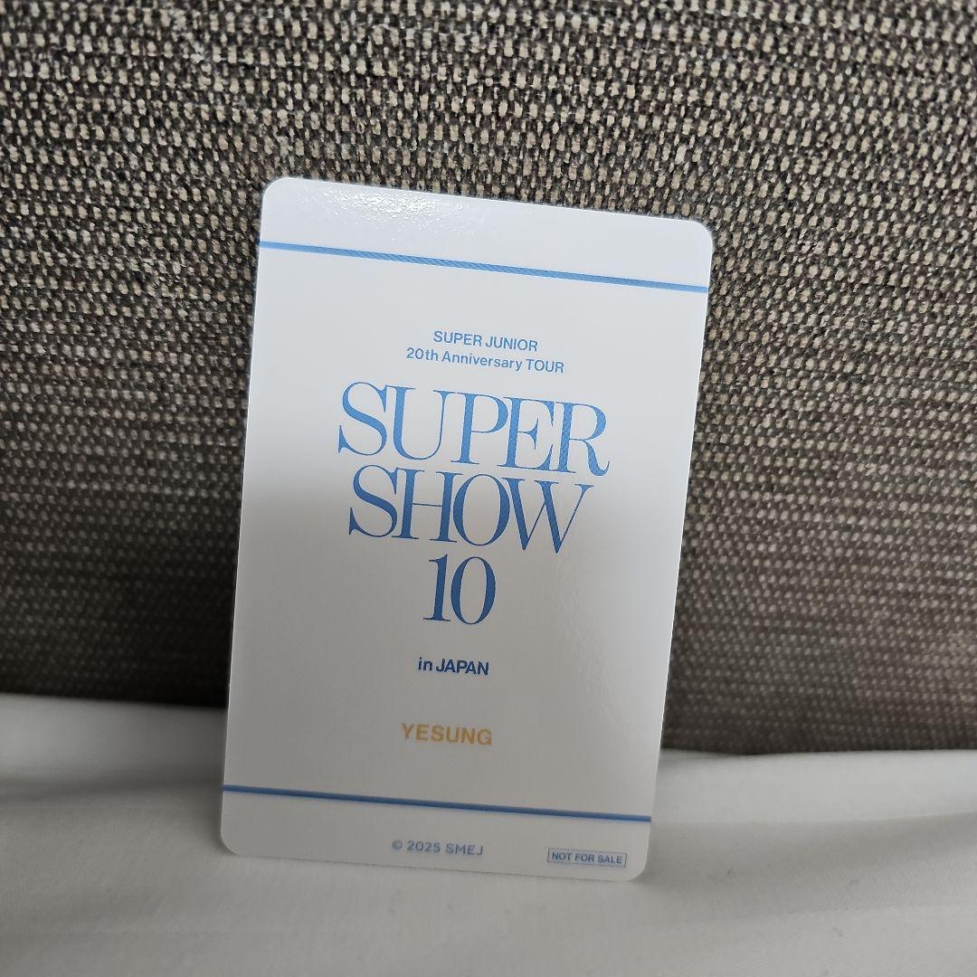 Super Junior　SJ SS10 会場購入特典 トレカ　イェソン