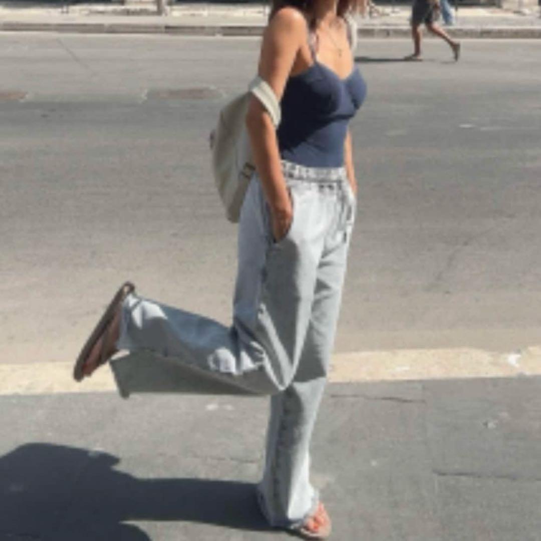 アリシアスタン　Easy Denim Pants