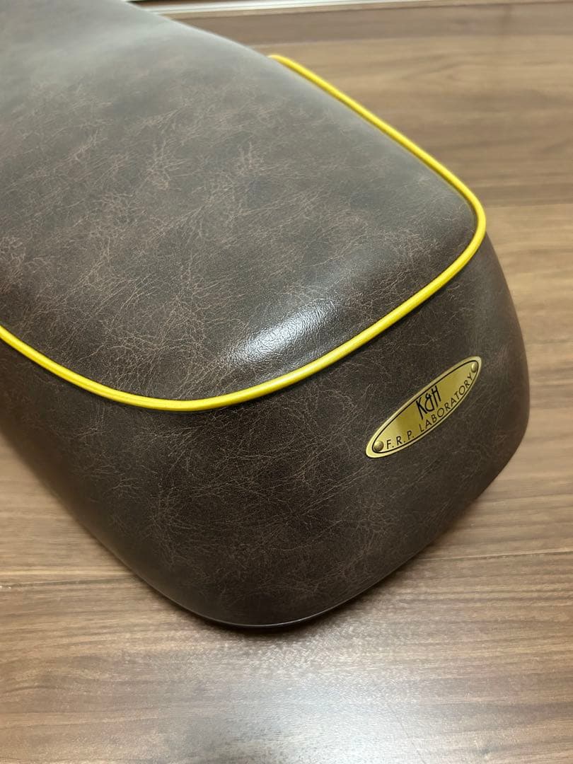 美品■K&H ダブルシート Bパイピング SR400/FI 10'〜最終5型まで