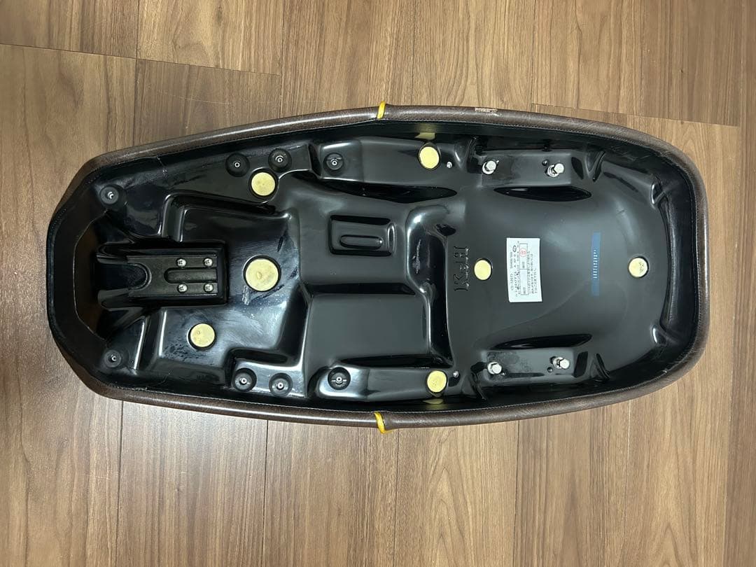 美品■K&H ダブルシート Bパイピング SR400/FI 10'〜最終5型まで