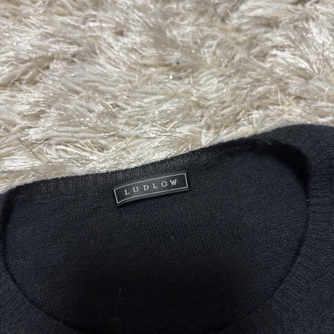 LUDLOW ラドロー　カシミア　ニット　パフスリーブ
