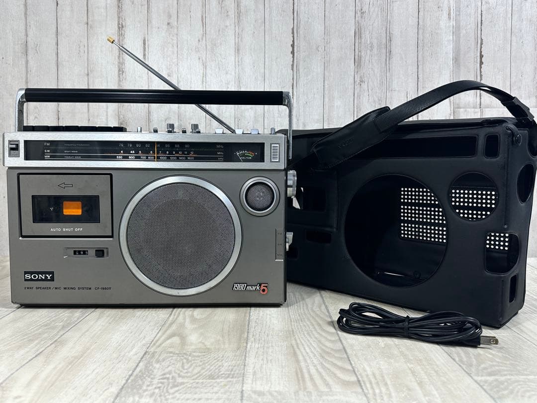 【動作品】 SONY ソニー ラジカセ CF-1980Mark5｜希少 当時物