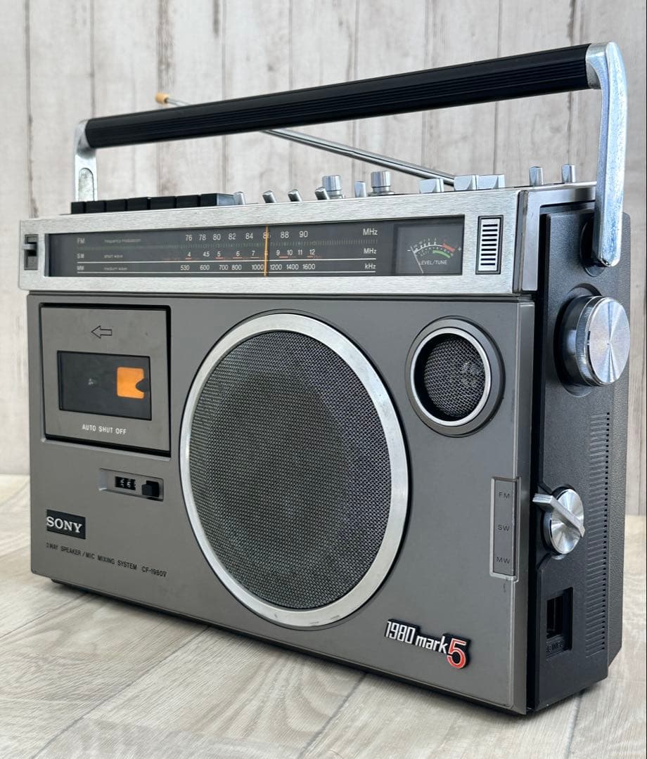 【動作品】 SONY ソニー ラジカセ CF-1980Mark5｜希少 当時物