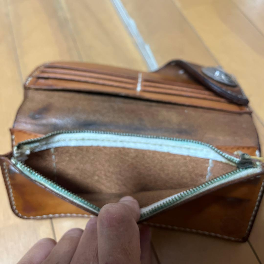 ビーズ屋公ちゃん　レザー ウォレット　長財布