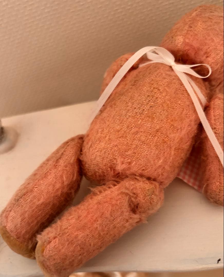 週末限定　ピンク　ʕ•ᴥ•ʔ アンティークベア　ミニベア　ヴィンテージ