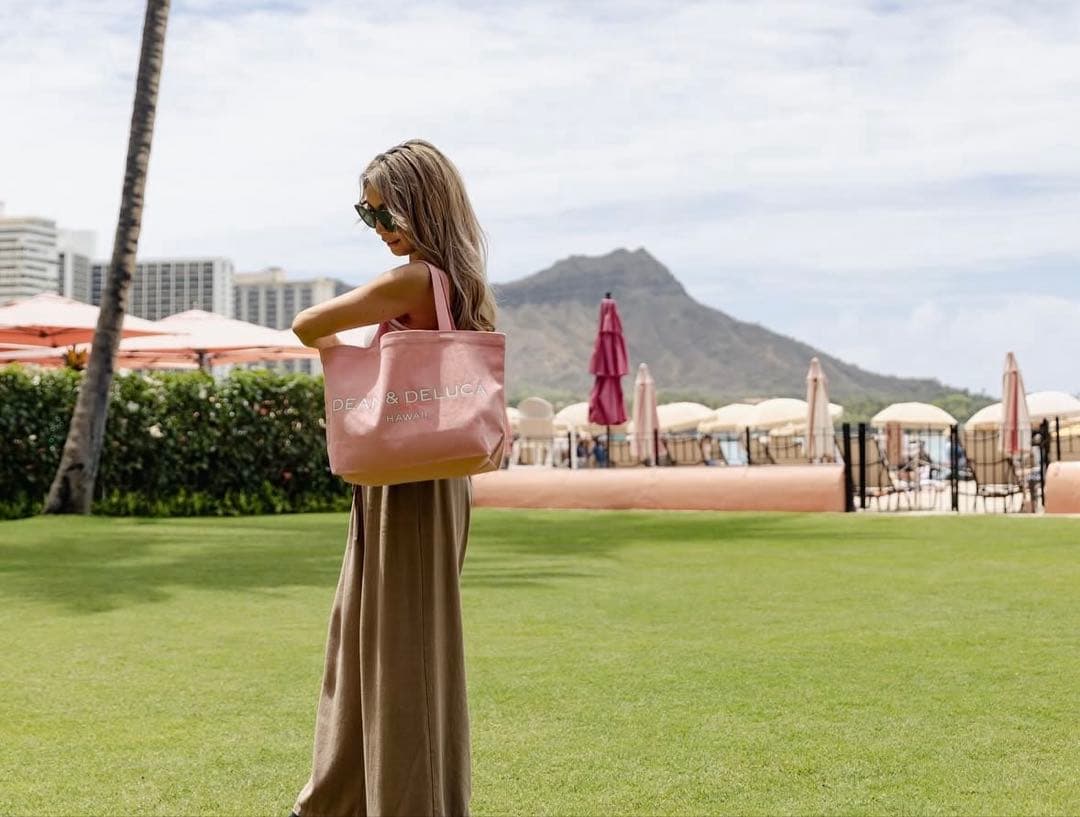 DEAN &DELUCA HAWAII 限定　ロイヤルハワイアン　ピンク　トート
