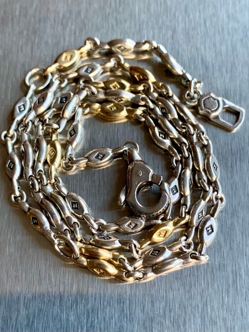 LION HEART【K18×SV925】 “HOWL”オーバルデザインチェーン