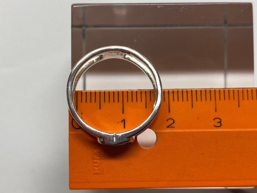 GUCCI インターロッキング シルバーリング サイズ13