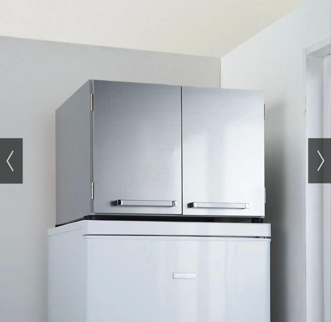 dinos ディノス 光沢仕上げ・冷蔵庫上ストッカー 幅57cm（脚部59cm）