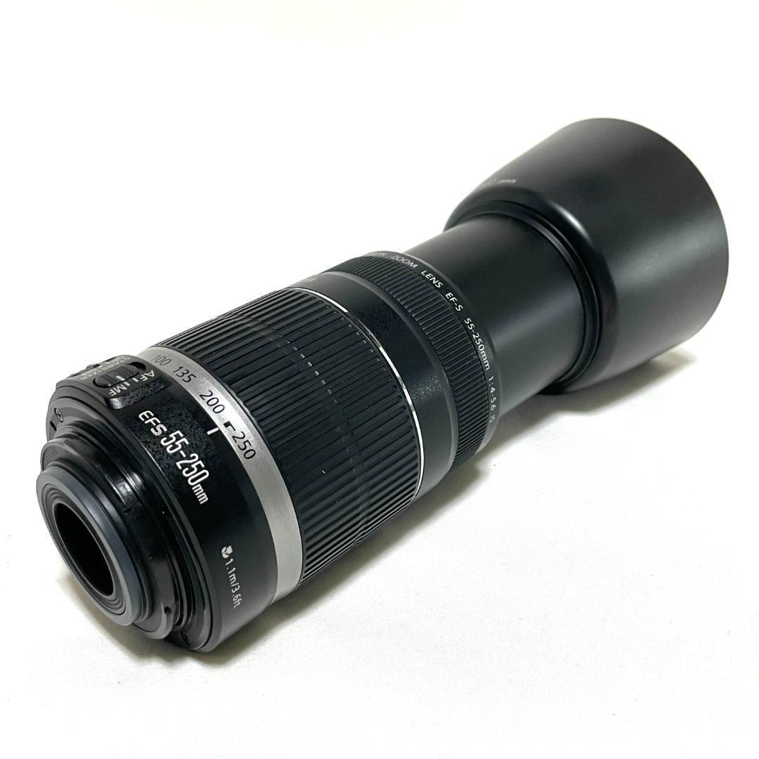 安心の手ぶれ補正☘️ EF-S 55-250mm 望遠ズームレンズ コンパクト✨