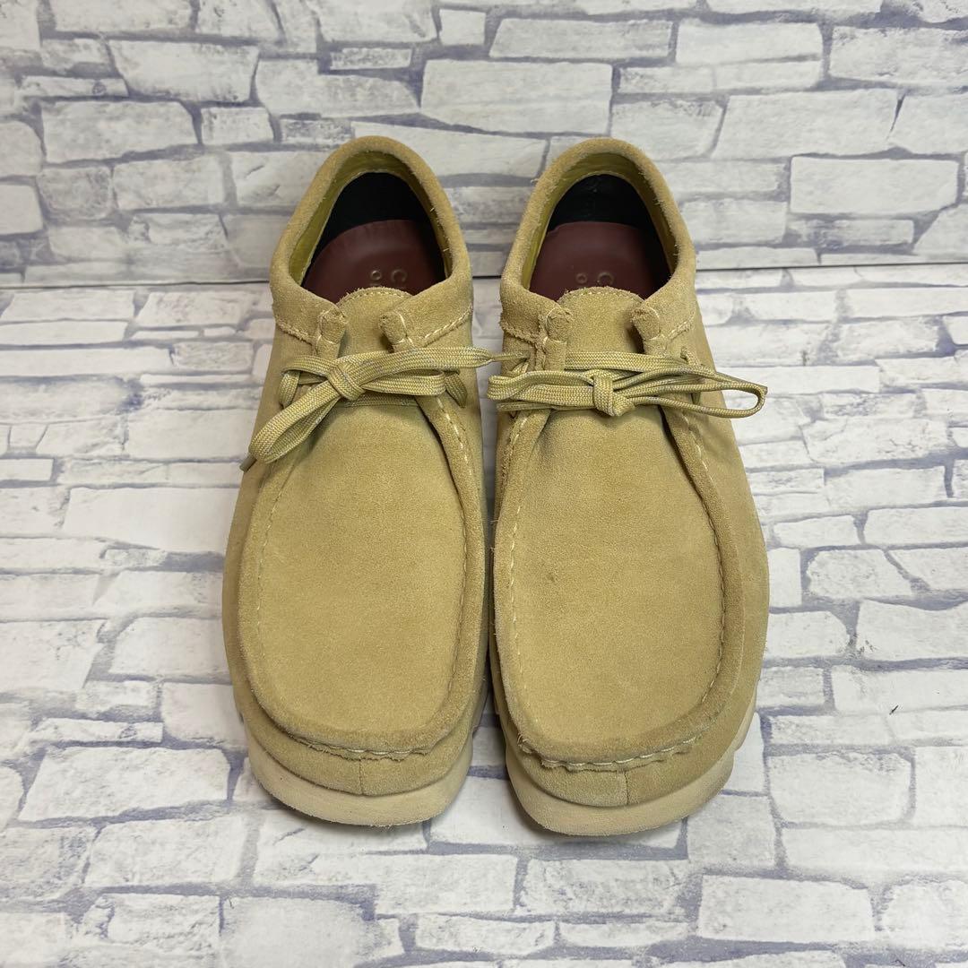 美品 Clarks ワラビー GORE-TEX Vibram 防水 ベージュ