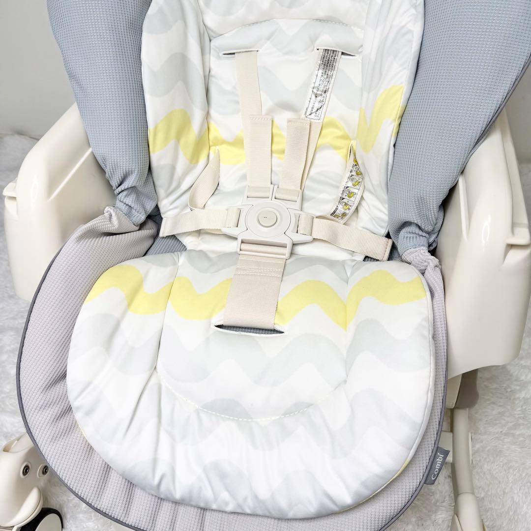 極美品 Combi ネムリラ ハイローチェア 手動 バウンサー
