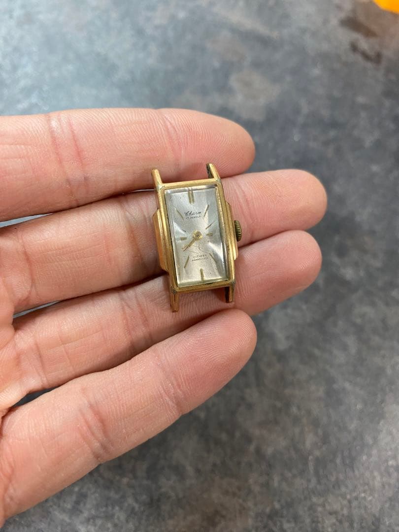 ヴィンテージ時計、金メッキ時計