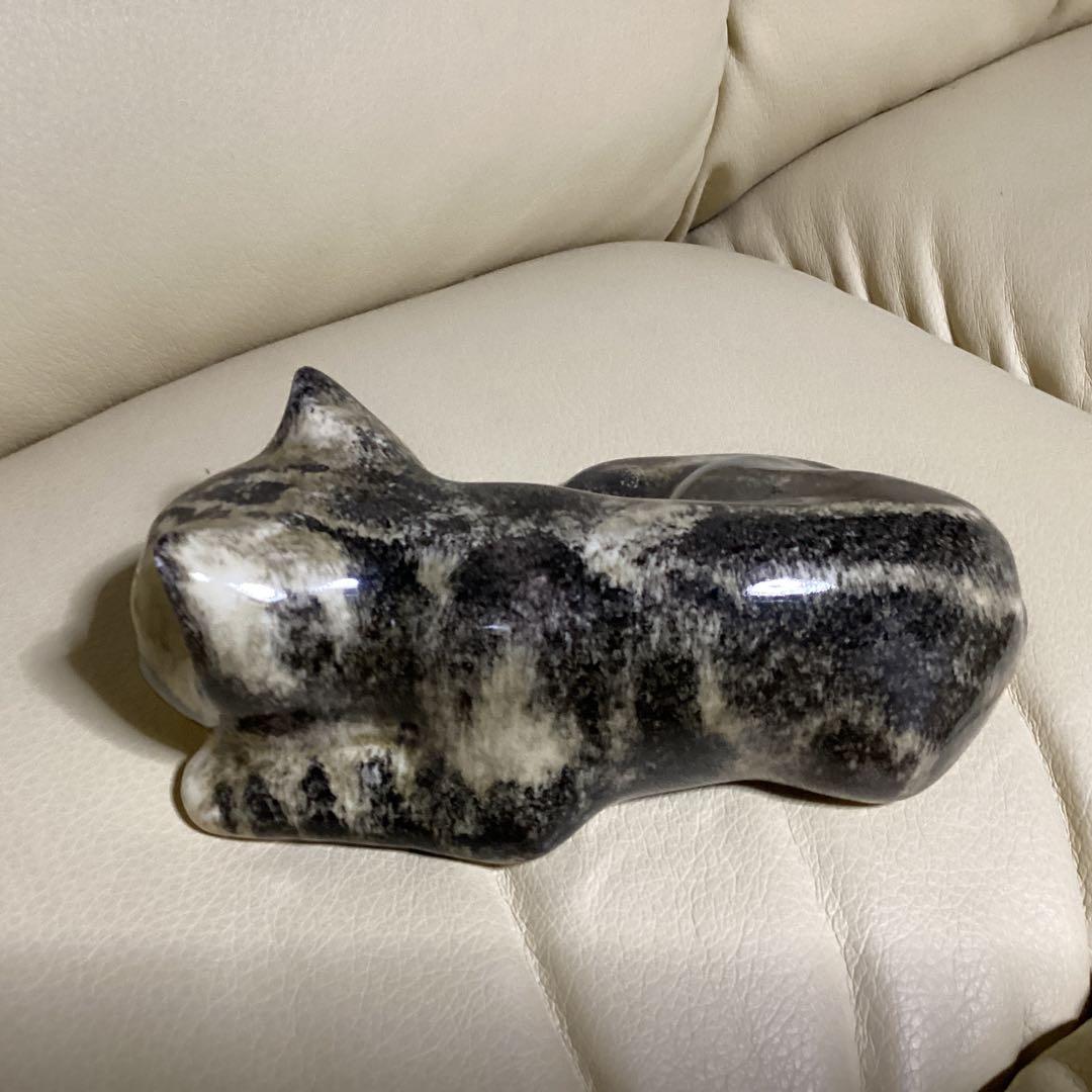 猫の置物 ウインスタンレイキャット￼No.7 机の上に飾ると見上げてくる最終価格