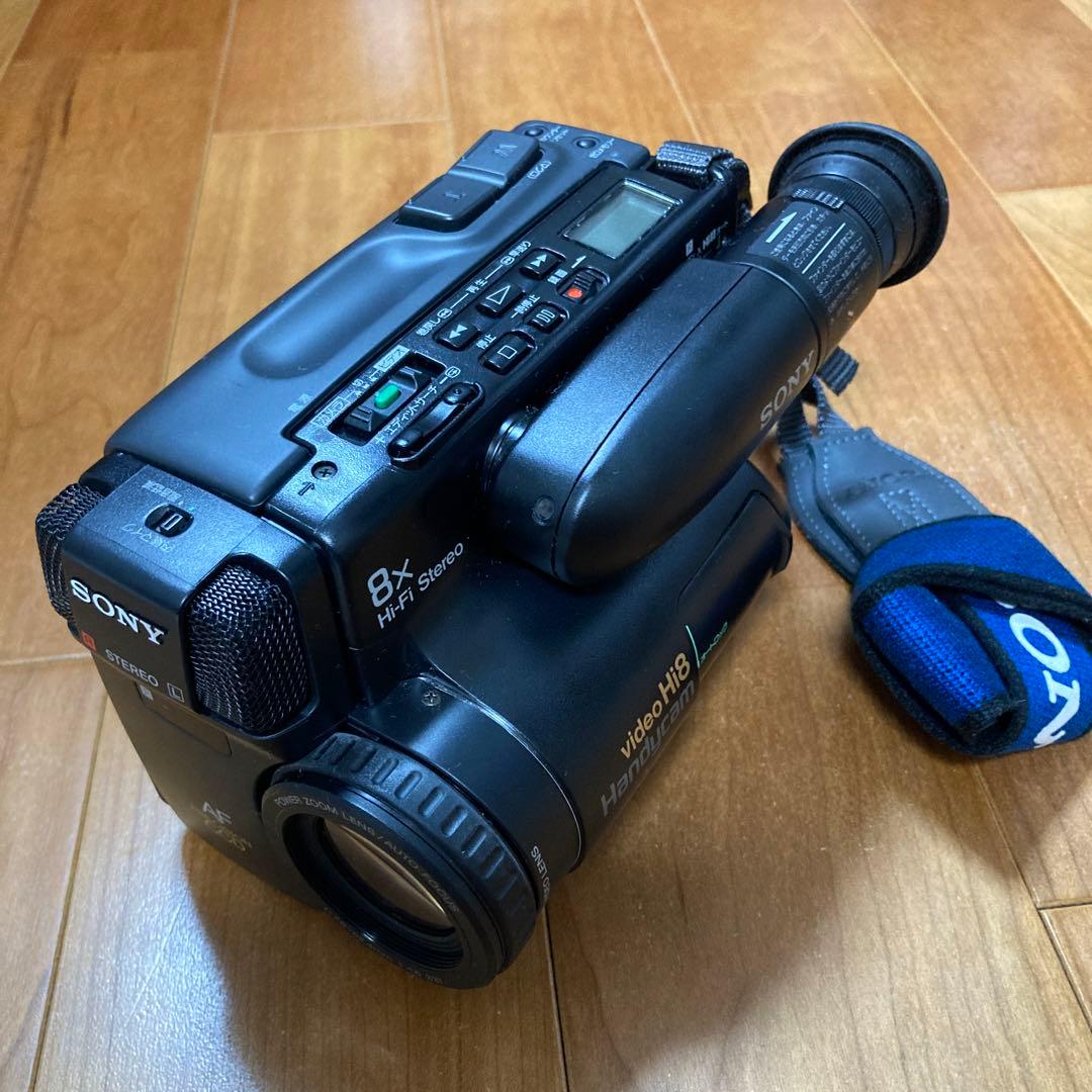 【値下げ】SONYハンディカム CCDーTR75 ビデオカメラ(動作未確認)