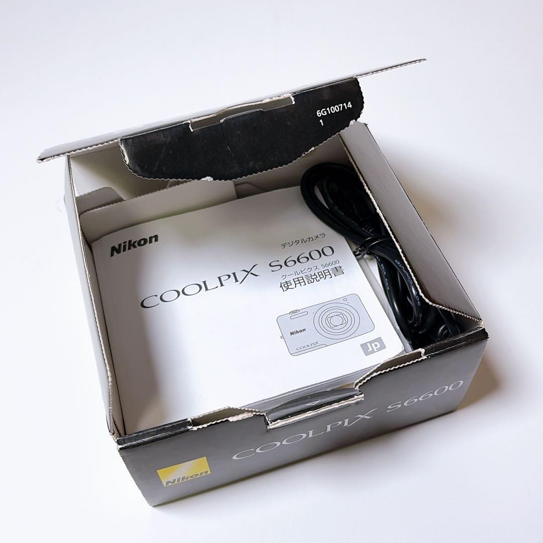 ニコン COOLPIX S6600 WH ホワイト クールピクス Wi-Fi