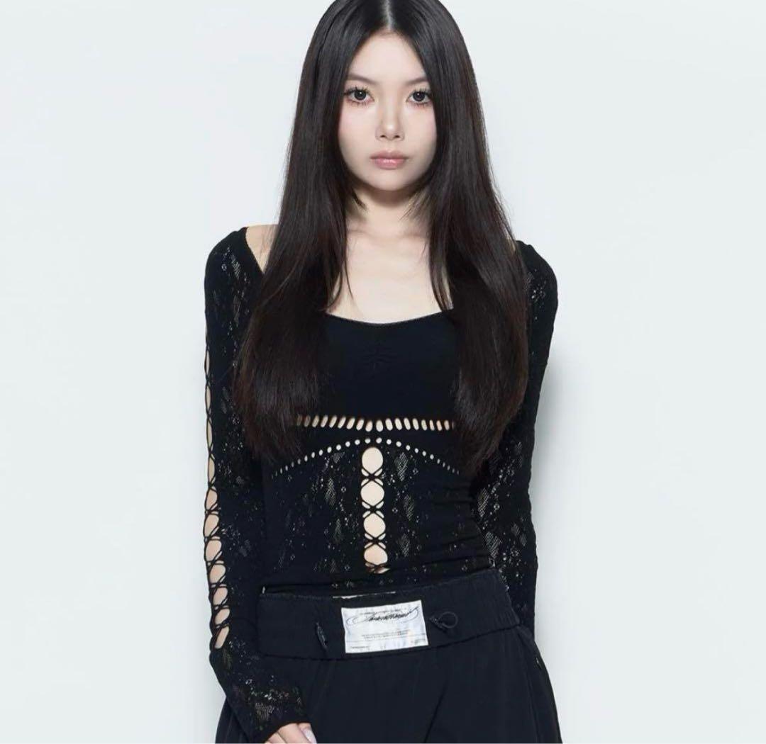 トップス THEREDTHREAD S RUCHED SCULPT BODY LACE