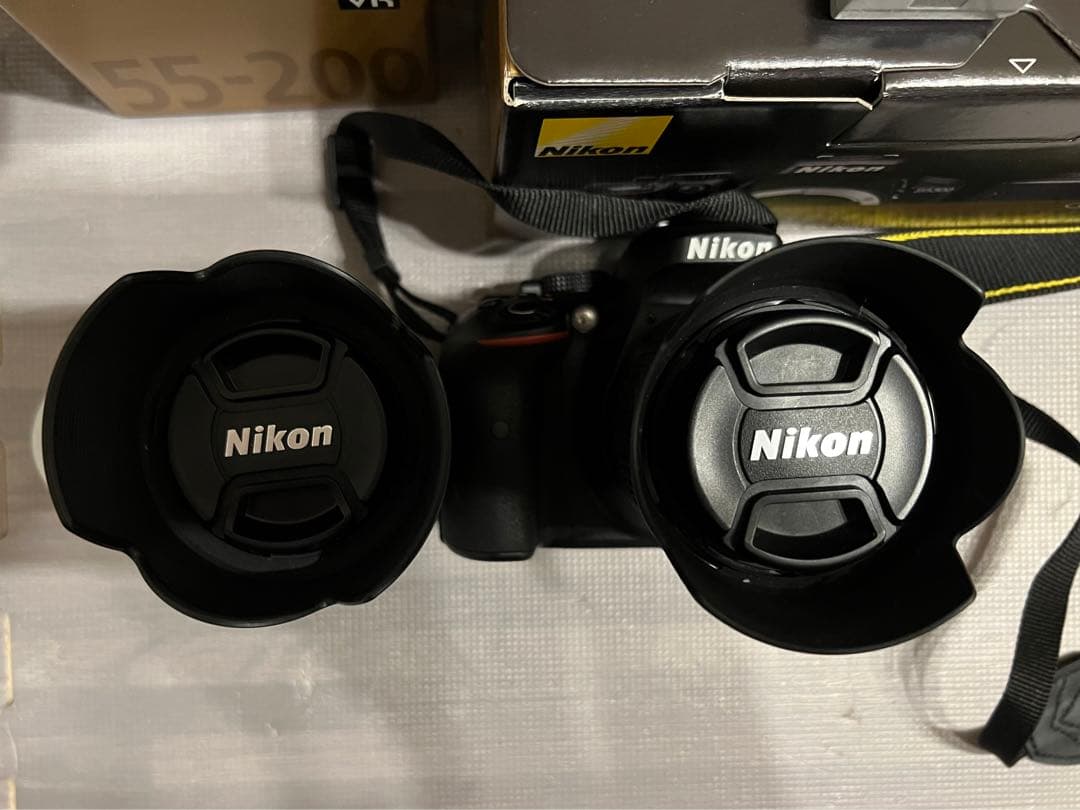 Nikon 一眼レフ　D5300ダブルズームキット2 フルセット　ケース　マイク