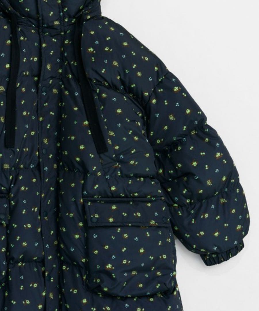 フラワーロングダウンコート MAISON SPECIAL メゾンスペシャル