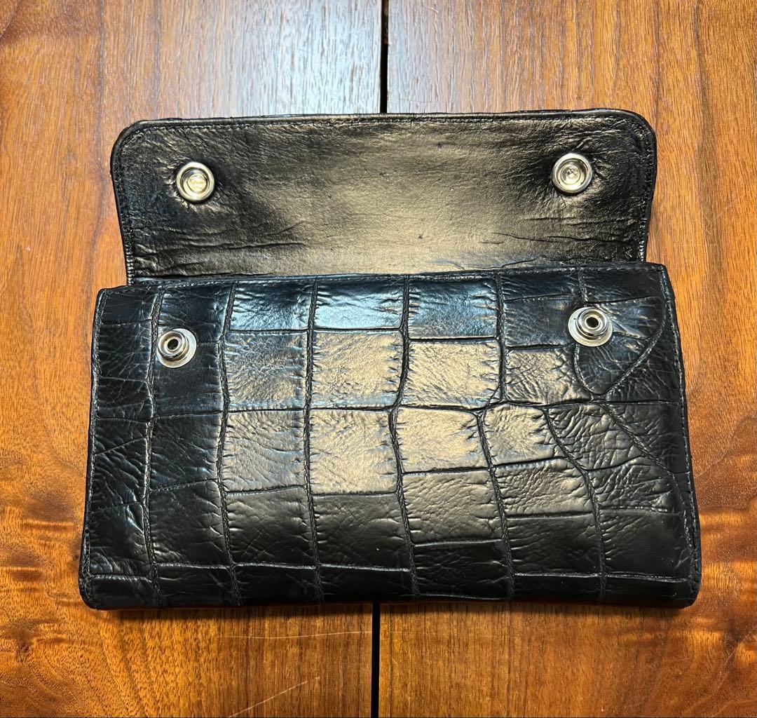 早い物勝❗️本物Chrome Hearts WAVE・豪華アリゲーター黒色カスタム