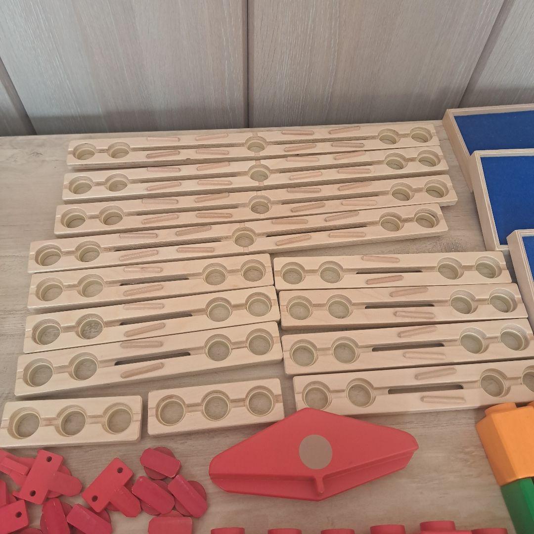 ボーネルンド　クアドリラセットツイスト&レールセットとサウンドレールセット