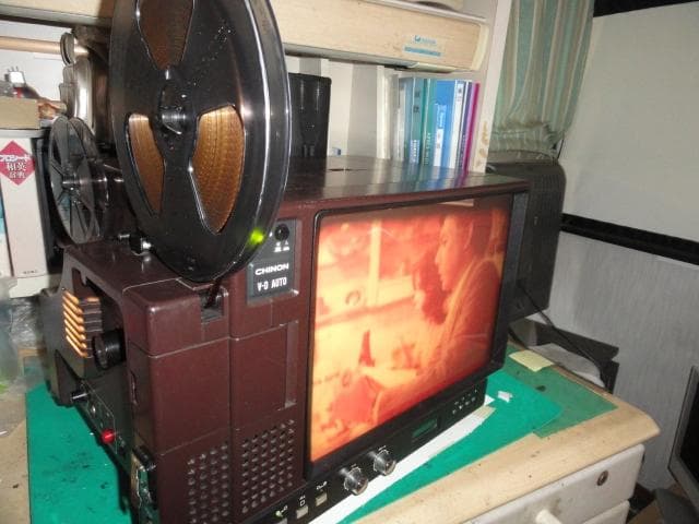 テレビ型サウンド映写機◆チノン V-D AUTO　動作品