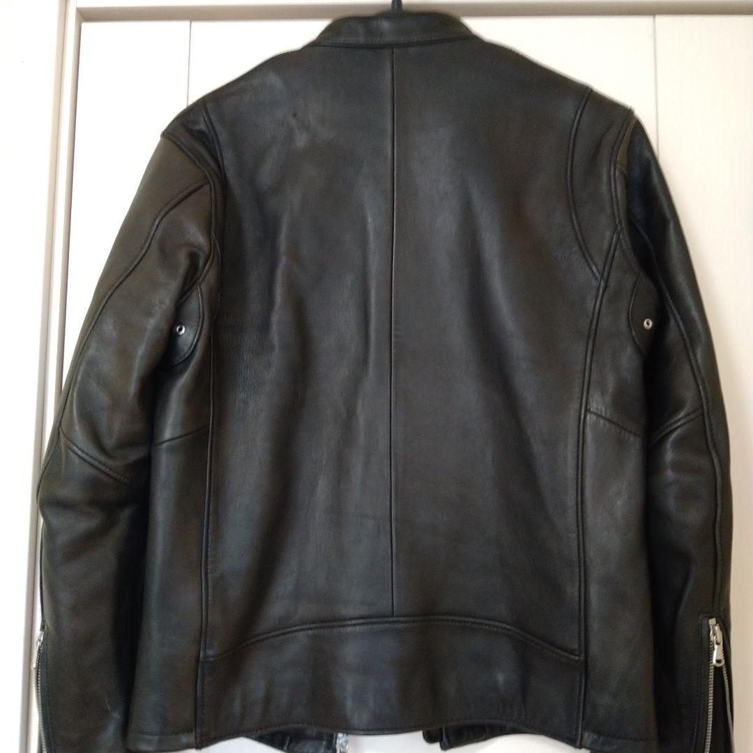 メンズ ユナイテッドアローズ 本革 レザージャケット 革ジャン ライダース