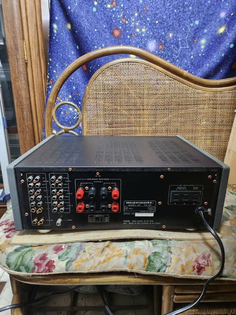 絶品！フルレストア美品！marantzA/AB級プリメインアンプPM-80