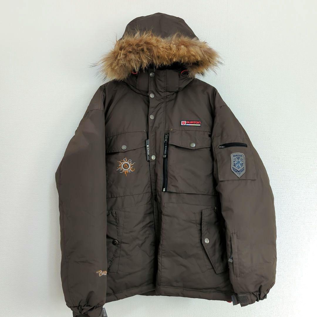 セットアップ Burton 上〜茶，下〜黒 フード脱着可 日焼け