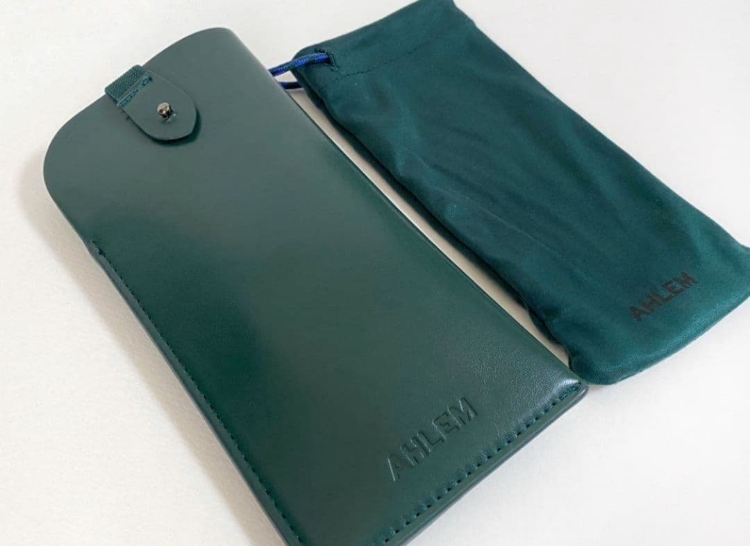 AHLEM Art Déco サングラス イエローマーブル