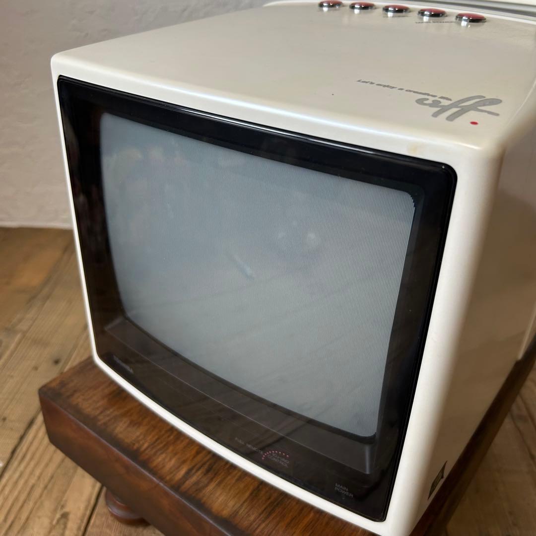 東芝 テレビ10J-U50 ブラウン管 昭和レトロ