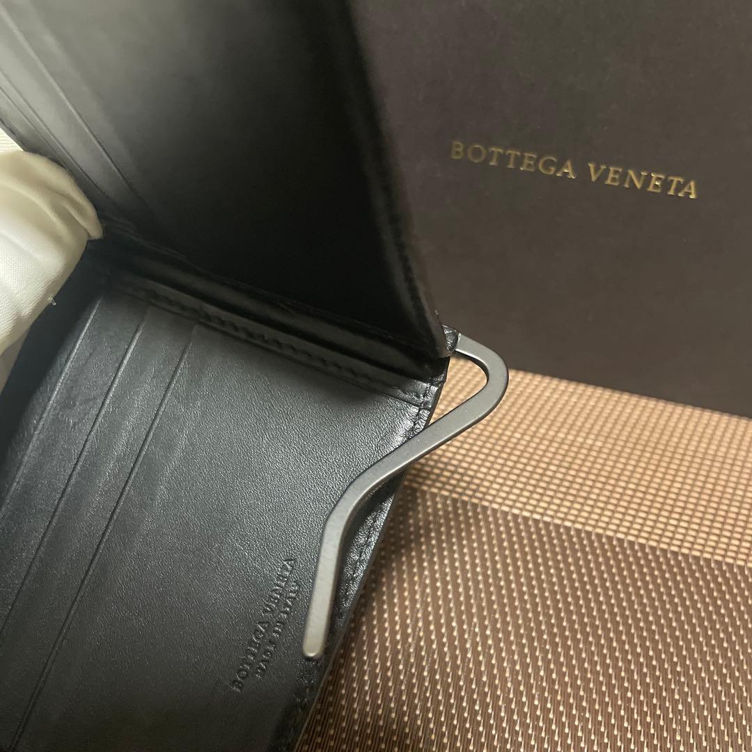 極美品✨RFID内蔵 BOTTEGA VENETA イントレ マネークリップ